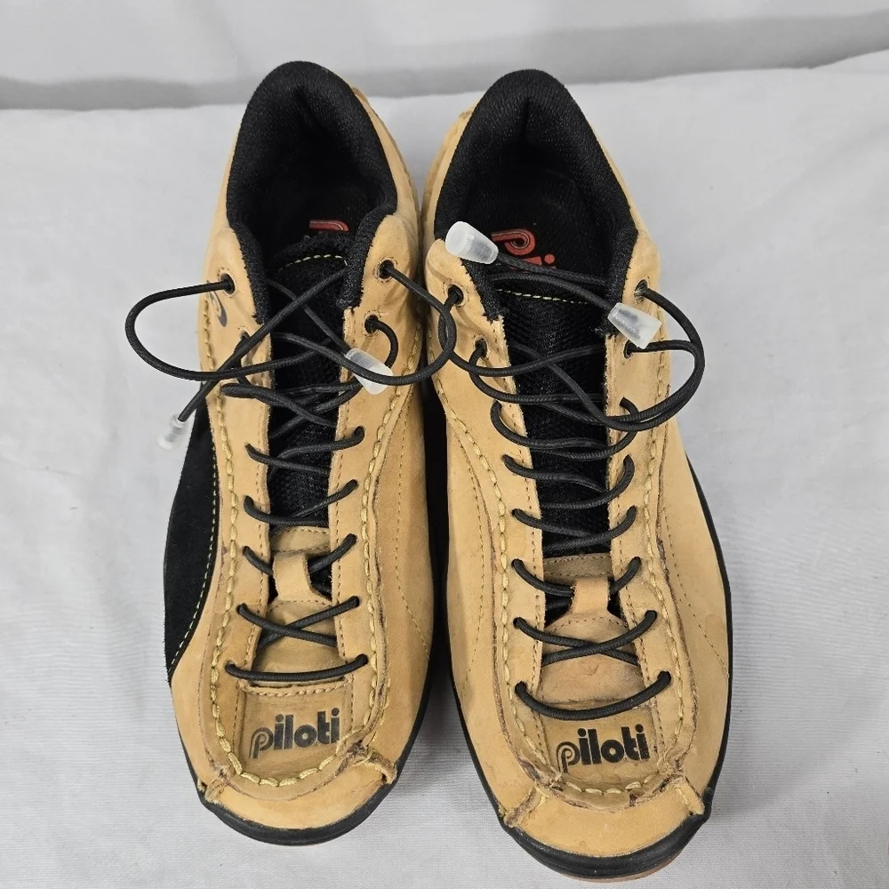Piloti Driving Shoes Stradale Men's Brown Nubuck Sz 8.5 Auto Comfort Casual